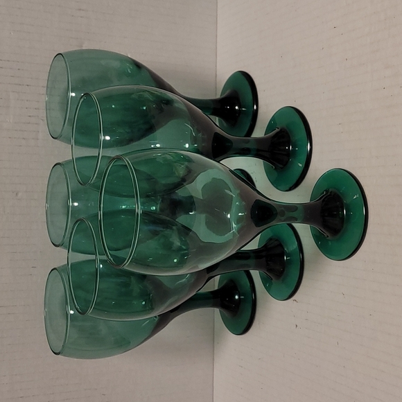 Set of 6 Vintage Libbey Goblets - Picture 2 of 14